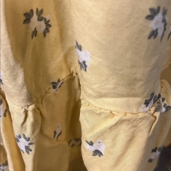 Hollister Yellow Floral Dress Sz XS - Picture 5 of 6